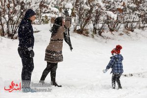 بارش برف در تهران