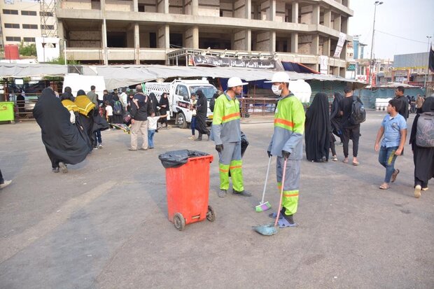 جمع آوری روزانه ١٠٠ تن زباله در شهر نجف